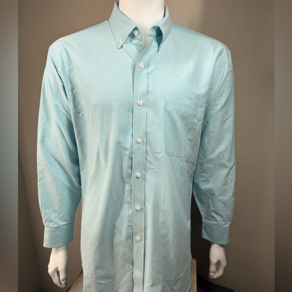 Saddlebred Men's Aqua Dress Shirt